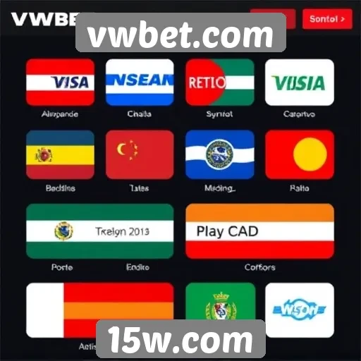 Variedade de métodos de pagamento no vwbet.com